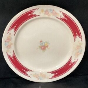 Homer Laughlin B1318 (similar to  Clive/Majestic) Luncheon Plate (AS IS)*